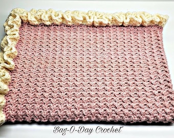 Easy Crochet Baby Blanket Pattern: LiL Blossom (Digital Download)