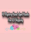 Bag-O-Day Hand Dyed Yarn Mystery Box - 10 Hanks - Free Shipping  Please Read Description For All Details