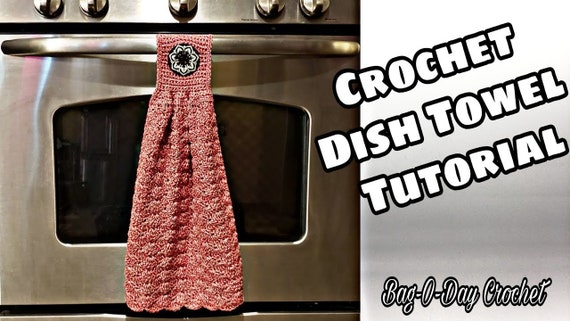 Easy Crochet Dish Towel Crochet Pattern DIGITAL DOWNLOAD