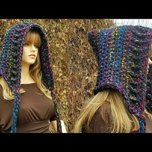 Easy Crochet Hood Pattern Bagoday 748 DIGITAL DOWNLOAD ONLY