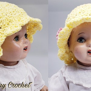 Crochet Baby Sun Hat Eleanors Summer Hat Crochet Pattern DIGITAL DOWNLOAD ONLY