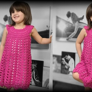 Crochet Easy Toddler Dress Bag O Day Crochet Pattern 701 DIGITAL DOWNLOAD ONLY