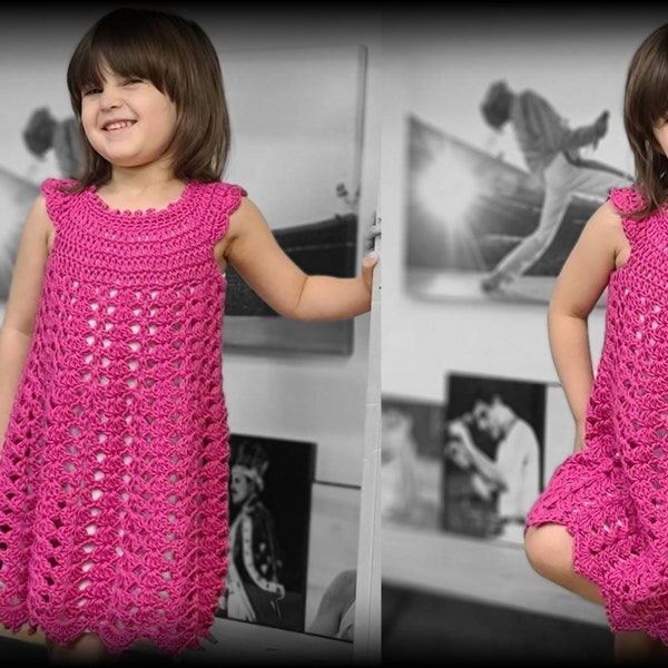 Crochet Easy Toddler Dress Bag O Day Crochet Pattern 701 DIGITAL DOWNLOAD ONLY