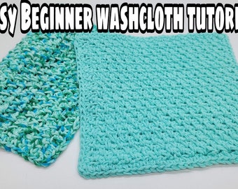 Easy Crochet Washcloth Pattern 783 DIGITAL DOWNLOAD ONLY