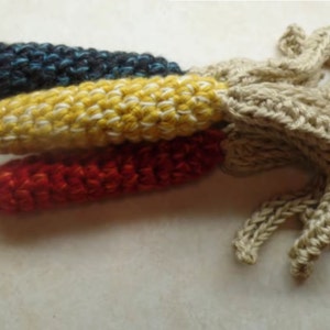 Easy Crochet Fall Autumn Harvest Indian Corn Pattern DIGITAL DOWNLOAD ONLY