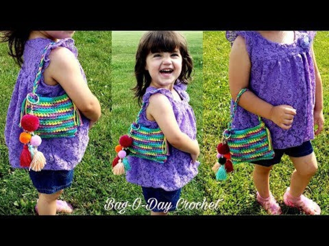 Crochet Toddler Purse Little Sweet Tart Bag O Day Crochet Etsy