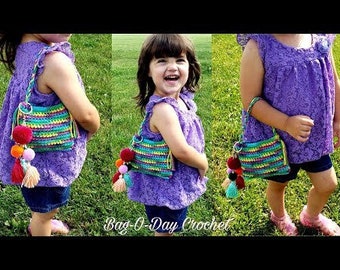 Crochet Toddler Purse Little Sweet Tart Bag O Day Crochet Pattern DIGITAL DOWNLOAD ONLY