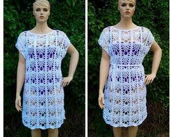 Ananas au crochet au soleil maillot de bain couverture dames robe motif taille xL téléchargement numérique uniquement