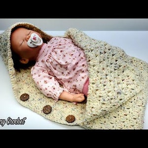 Crochet Baby Bunting Bag O Day Crochet Pattern 673 DIGITAL DOWNLOAD ONLY