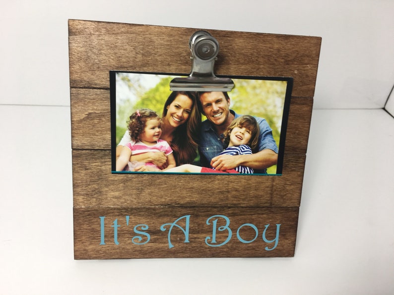 It S A Boy Clip Picture Frame Its New Baby Shower Gift