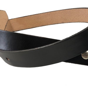 Leather Belt 1 1/4&quot; Wide Black or Brown Quality Belt Handmade in USA-CLOSEOUTS