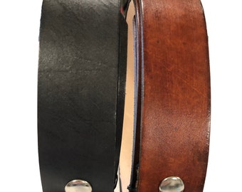 Leather Belt Black or Brown Great Western Work or Everyday Belt Quality Handmade in America