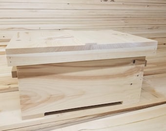 Langstroth to Warre Adapter with Wood Cover (8 frame capacity)