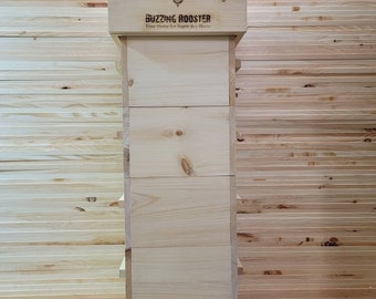 Custom Warre Bee Hive, Organic Beekeeping