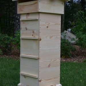 Warre Bee hive ( Newly constructed warre bee hive, Great organic way to raise bees.)