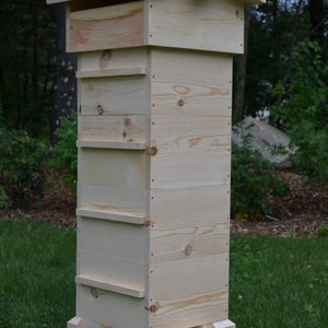 Warre Bee hive Newly constructed warre bee hive, Great organic way to raise bees. image 1