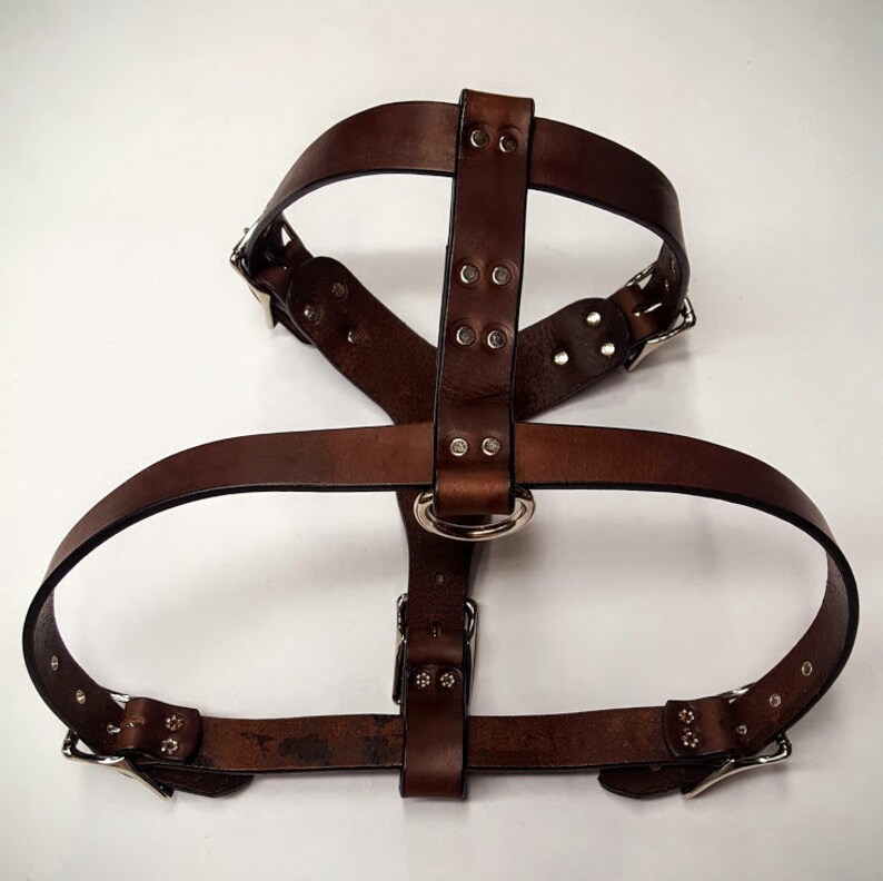 Leather Heavy Duty Dog Harness for MediumLarge & X.Large Dogs Etsy