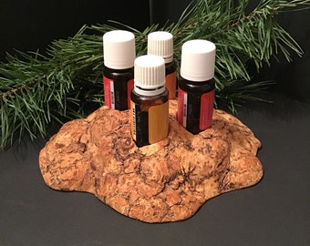 Essential Oils Stand - Essential Oil Display - Pine Burl Stand