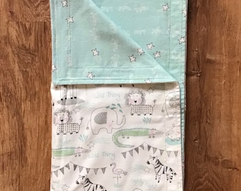 Receiving Blanket - Flannel Blanket -  Swaddle Blanket - Baby Boy and Girl Blankets-Ready to Ship