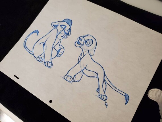 Lion King Kovu And Kiara Drawings