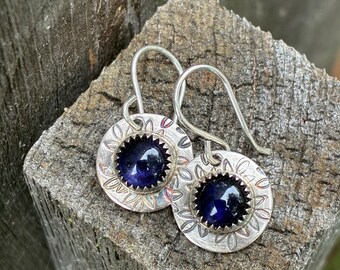 Pendientes colgantes de plata / Joyas de platería