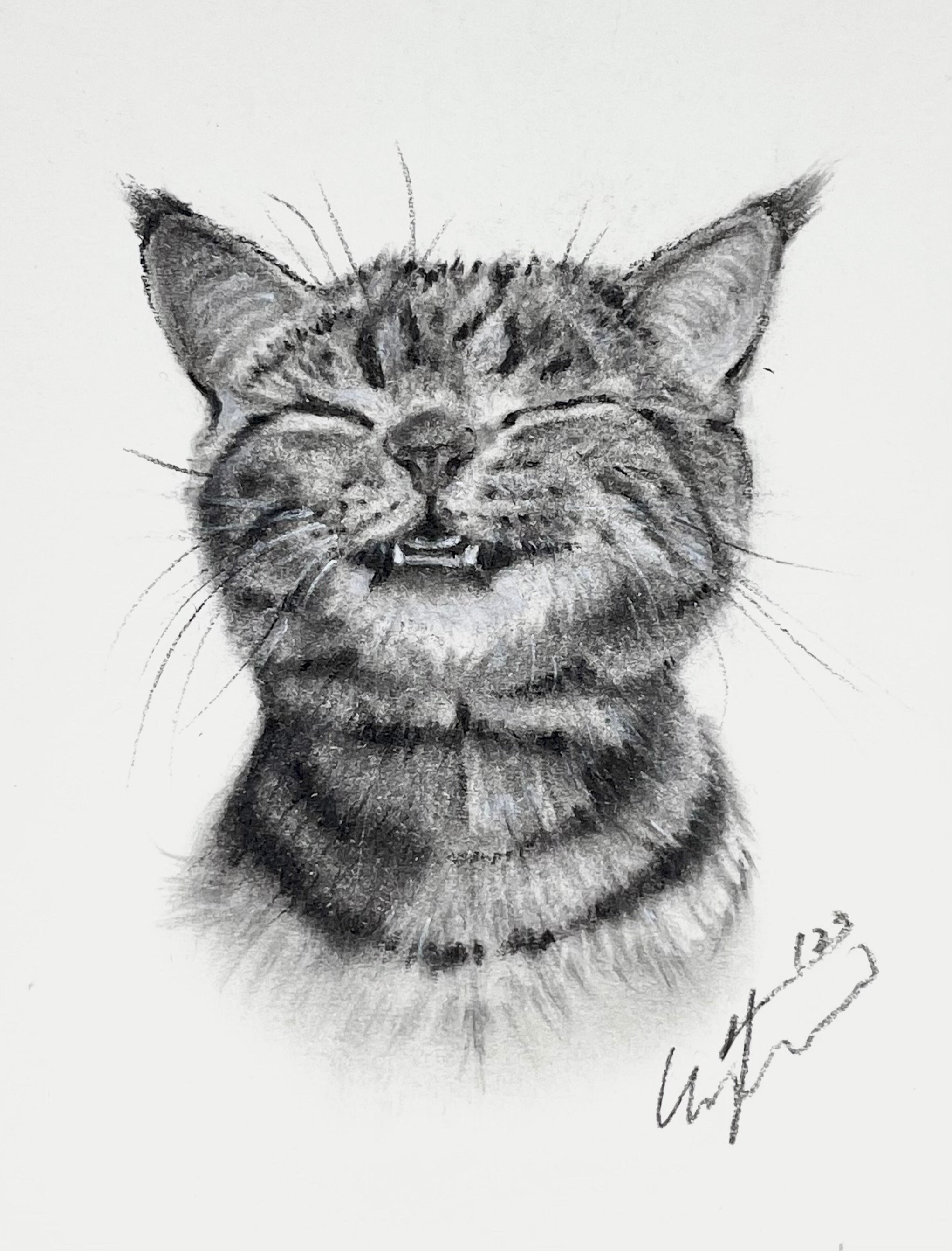 Cat head tattoo - Etsy Österreich, image size:2043x2682