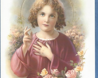 Heiliges Kind Jesus katholisches religiöses Bild Druck - 20 x 10 Zoll Kunst fertig zum Rahmen