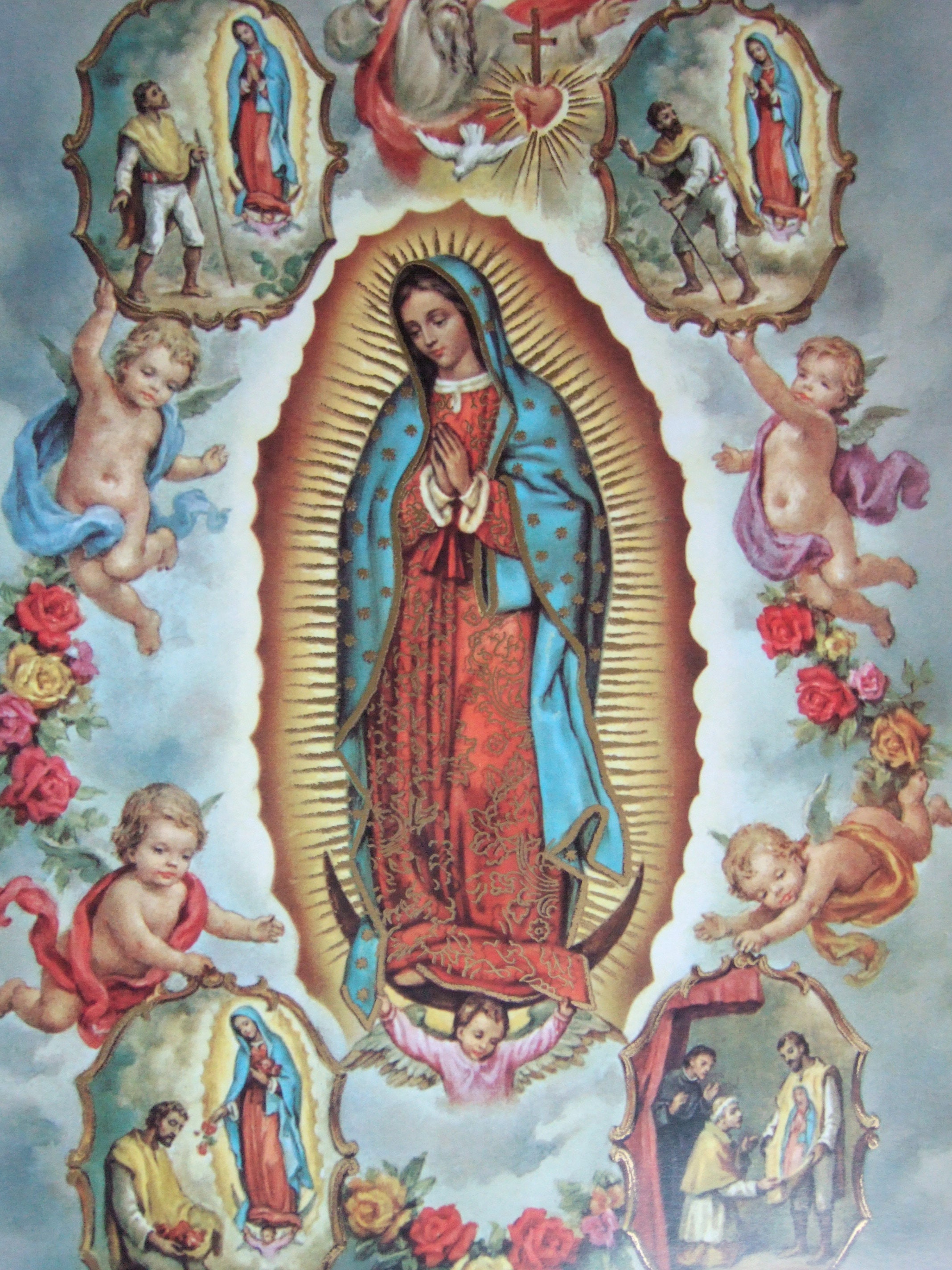 Our Lady of Guadalupe picture Catholic art print Etsy