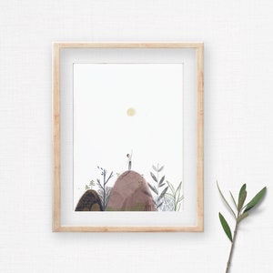 illustration | poetical illustration | poetry art print | sun illustration | outdoor illustration | nature illustration | art print