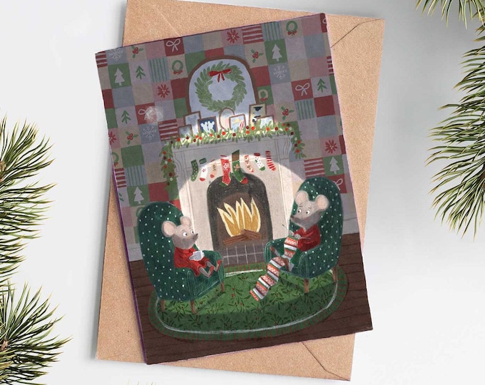 Christmas greeting cards | eggnog | holiday greeting cards | recipe illustration | recipe art | foodie illustration | foodies art