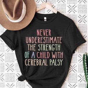 Shirt Rainbow Cerebral Parsy Awareness, Fysiotherapie geschenken, onzichtbare rechten gehandicapten, speciale behoeften moeder shirt, CP Moederdag cadeaus