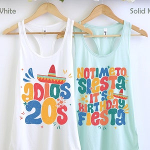 Adios To My 20s Tank, 30th Fiesta Birthday Tank Top, Mexican Birthday Shirts, I&#39;m 30 Let&#39;s Fiesta 30th Birthday Tank, Cinco De Mayo Birthday