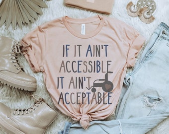The Future Is Accessible, Neurodivergent Pride, Adult ADHD Shirt, Down Syndrome Awareness Shirt, Neurodiversity Tshirt, Autism Acceptance