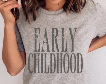 Vintage Early Childhood Shirt, Early Childhood Educator Shirt for First Day Of School, ECSE Toddler Squad T-Shirt, Special Education Teacher