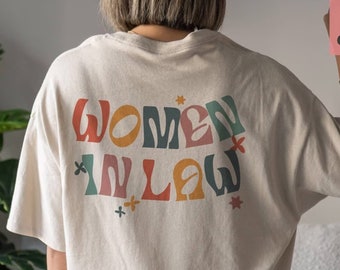 Chemise rétro pour femmes en droit, T-shirt d&#39;avocate, tee-shirt d&#39;école de droit, chemise mignonne d&#39;étudiant en droit, cadeau d&#39;examen du barreau pour avocat, cadeaux de diplômé d&#39;avocat