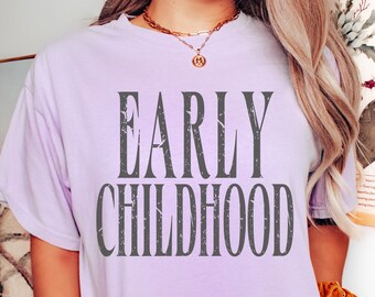 Vintage Early Childhood Shirt, Early Childhood Educator Shirt for First Day Of School, ECSE Toddler Squad T-Shirt, Special Education Teacher