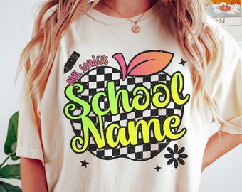 Custom Teacher Shirts, Custom School Name Shirt, Grade Teacher Team Shirt, Matching Teacher Shirts, Back to School, Elementary Teacher Shirt