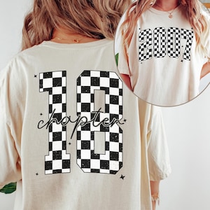 18th Birthday Year Number Shirt For Teen Daughter, Classic 2007 Shirts For Girls, Funny 18th Teenager Birthday Shirt, Custom 18 Bday T-Shirt