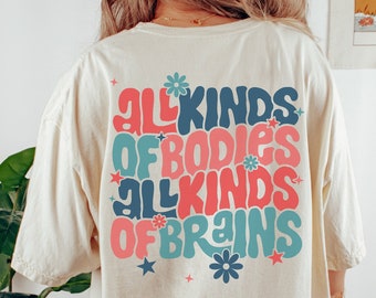 Retro Autism Shirts For Special Education Teachers, Groovy Autism Awareness T-Shirt, Cute Autism Mom Shirt, Neurodiversity Tshirt, Autistic