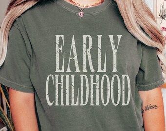 Vintage Early Childhood Shirt, Early Childhood Educator Shirt for First Day Of School, ECSE Toddler Squad T-Shirt, Special Education Teacher