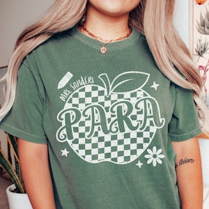 Personalized Para Shirt, Parapro Shirt, Custom Kindergarten Teacher T Shirt, Paraprofessional Tee, Paraeducator Tshirt, Para Teacher Aide