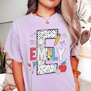 Comfort Colors® Custom Teacher Shirt, Personalized Teacher Name Shirt, New Teacher Appreciation Gifts, Back To School Shirt for Teachers