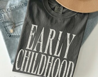 Vintage Early Childhood Shirt, Early Childhood Educator Shirt for First Day Of School, ECSE Toddler Squad T-Shirt, Special Education Teacher