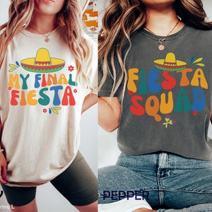 Final Fiesta Bachelorette Party Shirts, Nacho Average Bride Tshirt, Funny Mexico Bachelorette Shirts, Retro Groovy Cinco De Mayo Bride Shirt