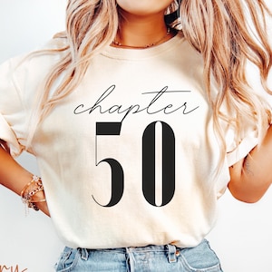 Classic 1975 Shirts For Women, Vintage 50th Birthday Year Number Tshirt For Him, 50th Milestone Bday Gift For Her, Custom 50 Bday T-Shirt