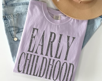 Vintage Early Childhood Shirt, Early Childhood Educator Shirt for First Day Of School, ECSE Toddler Squad T-Shirt, Special Education Teacher
