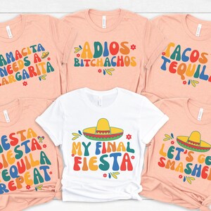 Final Fiesta Bachelorette Party Shirts, Nacho Average Bride Shirt, Mexico Bachelorette, Margarita Shirts, Cinco De Mayo Funny Bachelorette