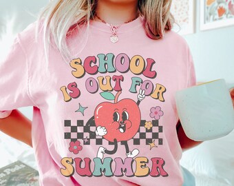 School's Out For Summer Shirt, Happy Last Day Of School Teacher Shirt, End of School Year Shirts for Teachers, Preschool Graduation Gifts