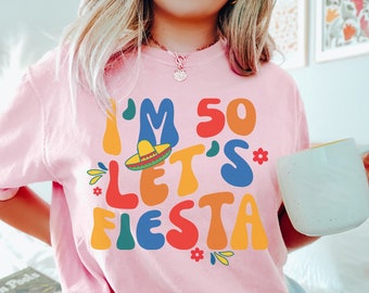 50th Fiesta Birthday Party Shirts For Women, Retro Adios To My 40s Comfort Colors Shirt, Groovy 1973 50 Years Old Cinco De Mayo Gift, Mexico