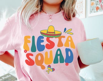 Final Fiesta Bachelorette Party Shirts, Retro Fiesta Squad Comfort Colors Shirt, Groovy Mexico Bachelorette Outfit, Cinco De Mayo Bride Gift